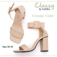 ราคา VATIDA In stock รองเท้าผู้หญิง รองเท้าส้นสูง รองเท้าเเฟชั่นผู้หญิง รุ่น Classy VTD 046 (18082732499)