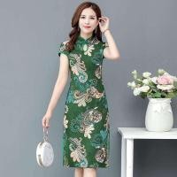 ราคา Miyuli ชุดเดรสผู้หญิง เสื้อกี่เพ้า เสื้อสีแดง ตรุษจีน เสื้อตรุษจีน เรียบ เสื้อผ้าผู้ญิงเท่ๆ ชุดกี่เพ้าสำหรับผู้หญิงชุดกี่เพ้าขนาดใหญ่ (11957272018)