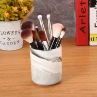 ราคา ที่ใส่แปรงแบบกลมลายหินอ่อน แก้วเซรามิก ลายหินอ่อน ไว้ใส่น้ำ ใส่พู่กัน เสียบแปรงปัด ใส่สำลี เสียบพู่กันเพ้นท์เล็บ ใส่ตะไบ (20889132841)