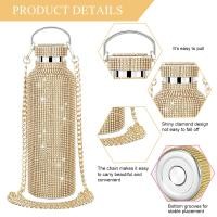 ราคา 350ml 500ml 750ml Diamond Thermos Bottle Portable Shining Thermos Bottles 304 Stainless Steel Reusable Easy Clean for Women Outdoor Traveling Products (16239198774)