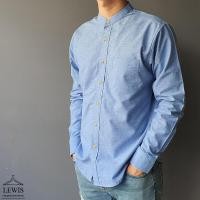 ราคา เสื้อเชิ้ตชายคอจีน เสื้อเชิ้ตชาย เสื้อเชิ้ตคอจีน เสื้อผู้ชายคอจีน เสื้อคอจีน คอจีน ผ้า oxford สีฟ้ายีนส์ (8371951276)
