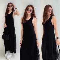 ราคา DRESS เดรสยาวแขนกุดเว้า ช่วงชายปล่อยๆ งานสไตล์เกาหลีเกาจัย ผ้าเรย่อนเนื้อดี ยืดได้เยอะ ทิ้งตัวสวย ใส่สบาย เหมาะกับอากาศบ้านเราสุดๆ (19837038720)