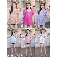 ราคา เสื้อ ผ้าฉลุปัก ลายดอกไม้ สวยๆ อก46 ยาว24 ปลีกและส่ง Nudyda (20082236137)