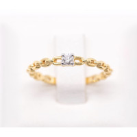 ราคา Happy Jewelry แหวนชู เม็ดเดี่ยว ดีไซด์เก๋ๆ ลายโซ่ ทองแท้ 9k 37 5 เพชรเกสร ME511 (10302364528)
