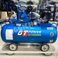 ราคา GT POWER ปั๊มลมสายพราน รุ่น GT 2065P มอเตอร์ 3แรงม้า 220V 130ลิตร 2ลูกสูบ แบบสายพาน สูบลม ปั้มลม AIR COMPRESSOR เครื่องสูบลม เติมลม จัดส่งฟรี KERRY (21232195723)