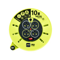 ราคา โรลสายไฟ 4หัว 10เมตร ขนาด1 0mm รุ่น CMTH10104SL GH สีเขียว LUCECO (16512913011)