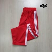 ราคา กางเกงสาวอวบ กางเกงวอร์มแต่งแถบ3แถบ มีกระเป๋า2ข้าง Bigsize (18677879966)