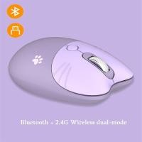 ราคา เมาส์ขนาดเล็ก M3ไร้สายบลูทูธ USB Optical เมาส์สีชมพูน่ารักโหมดคู่แบบพกพาเมาส์สำหรับเล่นเกมส์เงียบสำหรับโน้ตบุ๊คแล็ปท็อป PC เกมเมอร์เด็กผู้หญิง (18892937192)