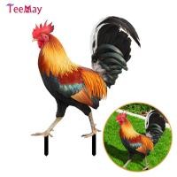 ราคา Teemay ประติมากรรมไก่ไก่ไก่แจ้รูปไก่สำหรับสวนลานวิลล่า (20069427496)