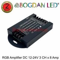 ราคา RGB Amplifier High Speed Power Amplifier BL 24A RGB AMP HS อุปกรณ์ขยายสัญญาณไฟ RGB Amplifier 24A DC 12 24V 3Channel สำหรับไฟ LED Strip RGB (8115264592)
