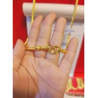 ราคา สร้อย คอทอง ลาย สี่ เสาร์ ขนาด 2 บาท เศษ ทอง แท้ 96 5 จาก เยาวราช มี รับประกัน 1 ปี ไม่ ลอก ดำ ใส ได้ เหมือน ทอง แท้ ไม่ ต้อง ถอด เข้าออก (12117871501)