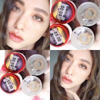 ราคา คอนแทคเลนส์ รุ่น Mini Florida Mini Lamune สีเทา ตาล gray brown มีค่าสายตา 0 00 8 00 (16512931285)