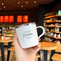 ราคา แก้วกาแฟ TYESO MUG เก็บความร้อน เย็น ขนาด 260ml 300ml Tyeso Mug แก้วกาแฟ เก็บอุณหภูมิ มีหูจับในตัว พร้อมฝา แก้วสแตนเลส (17359490174)