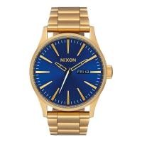 ราคา Nixon Sentry SS NXA3562735 00 นาฬิกาข้อมือผู้ชาย All Gold Blue Sunray (18853712878)