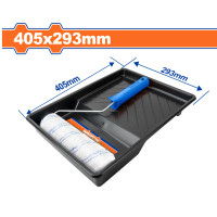 ราคา WADFOW ชุดลูกกลิ้งทาสี โพลีเอสเตอร์ 3 in 1 รุ่น WCB3H39 ถาดลูกกลิ้ง ลูกกลิ้ง ทาสี แปรงทาสี ถาดทาสี ที่ทาสี ที่วางสี ถาดรองสี วัตโฟว์ (20970739956)