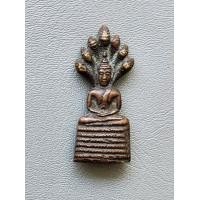 ราคา พระนาคปรกชัยฤทธิ์ บรรจุกริ่ง หลวงพ่ออั้น วัดพระญาติ อยุธยา เนื้อทองฝาบาตร ปี 2500 สภาพสวย (21205255912)