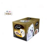 ราคา Cesar Multipack Chicken ซีซาร์ มัลติแพ็ค อาหารสุนัข อาหารเปียก แบบถาด รสไก่ 100g x 6ถาด (16075329805)