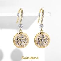 ราคา Kemstone คริสตัลรูปดาวอินเทรนด์หญิงต่างหูรูปหยดน้ำของขวัญเครื่องประดับสำหรับผู้หญิง (9596997022)