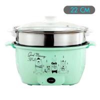 ราคา หม้ออเนกประสงค์ หม้อชาบู หม้อสุกี้ ผัด ต้ม นึ่ง ขนาด20 22CM หม้อทำอาหาร พร้อมซึ้งสำหรับนึ่งอาหาร happo planet (16540144400)