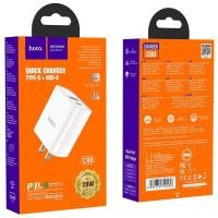 ราคา อัพเกรดใหม่ล่าสุด Hoco C80 Fast Charger หัวชาร์จเร็ว Type C PD Quick Charge 20W หัวPD รองรับชาร์จเร็ว (20862705640)