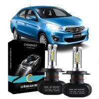 ราคา มาใหม่ล่าสุดสำหรับ Mitsubishi Attrage ปี2013 2019 2Pcs ไฟฉายคาดศีรษะ LED ไฟหน้าหลอดไฟหลอดไฟหน้าอุปกรณ์เสริม (8473333109)