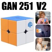 ราคา Jpk คลังสินค้าพร้อม Gan 249 V2 2X2 Speed Cube Stickerless Puzzle Cube Smooth Cube Puzzle ของเล่นเพื่อการศึกษาสำหรับเด็ก GAN251v2 (16563430112)
