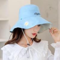 ราคา หมวกกันแดดสวยๆ หมวกกันแดดสตรี หมวกกันแดด หมวกบัคเก็ต หมวกแฟชั่น หมวก 2 ด้าน หมวกปีกกว้าง หมวกปีกรอบ งานปักดอกเดซี่ มี 8 สี พร้อมส่ง (8804319942)