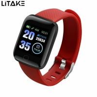 ราคา 116Plus สมาร์ทวอท์ช1 44นิ้วหน้าจอสัมผัสนาฬิกาออกกำลังกายอัจฉริยะเครื่องวัดชีพจรนาฬิกากีฬาสำหรับผู้ชายผู้หญิง (21244641740)