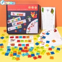 ราคา เกมเกมปริศนาสะกดคำคำศัพท์ภาษาอังกฤษ26ตัวอักษรของเล่นเพื่อการศึกษาก่อนวัยเรียนสำหรับเป็นของขวัญสำหรับเด็ก (19024968676)