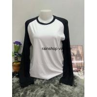 ราคา ทู้โทนเสื้อสีพื้นทูโทนแขนยาว เสื้อสีพื้นทูโทนแขนยาวสไตล์วินเทจ (12642680137)