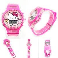 ราคา Hello kitty นาฬิกาข้อมือเด็ก นาฬิกาคิตตี้ มีไฟมีเสียง นาฬิกาเด็กผู้หญิง ลายการ์ตูน โพนี่ lol kitty นาฬิกาเด็กหญิง RC120 (6499006292)