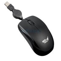 ราคา MD tech LX 19 Optical USB Mouse Mini 1600 DPI เมาส์ มีสาย ขนาดเล็ก เป็นรุ่นเก็บสายได้ (664822616)
