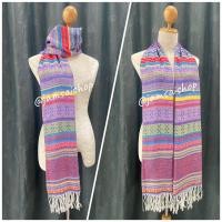 ราคา ผ้าพันคอ ผ้าคลุมไหล่ ผ้าแฟชั่น ลายริ้วมีหลายสี (20029544523)