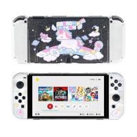 ราคา Geekshare Nintendo สวิทช์ Oled กรณีเกราะป้องกันล้างกรณียากสำหรับสวิทช์ Oled Joycon ที่ถอดออกได้ปกปลอกอุปกรณ์สวิทช์น่ารักเปียโนแป้นพิมพ์การ์ตูน (18619209644)