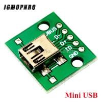 ราคา 5pcs Micro Mini USB USB A Male USB 2 0 3 0 A Female USB B Connector Interface to 2 54mm DIP PCB Converter Adapter Breakout Board (18444403889)