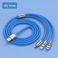 ราคา สายชาร์จเร็ว 3In1 120W 6A ชาร์จเร็ว 1 2M สำหรับ Samsung S20 iPhone14 13 12 1211 ProMax X XR 8 7 5 5S 6 6S iPad Realme Xiaomi MI8 9 10 OPPO A83 F9 VIVO X7 HUAWEI สาย Micro USB สาย iPhone สาย USB 6A สาย