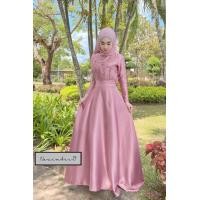 ราคา เดรสมุสลิม ชุดเดรสออกงาน รุ่นมิเชล เนื้อผ้าซาร่า ชุดมุสลิม ชุดนิกะห์ ชุดธีมเพื่อนเจ้าสาว แฟชั่นมุสลิม ชุดรายอชุดเดรสสวยไปงานแต่ง (20964965179)