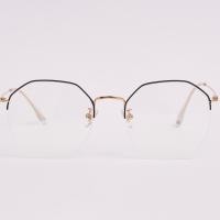 ราคา แว่นตากรองแสงรุ่น Smile กรอบทรง 8 เหลี่ยมทรงกลมกรอบครึ่ง BlueBlock lens (18223553119)