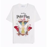 ราคา 2023 เสื้อยืด ลายปีเตอร์แพน ทิงเกอร์เบล Tinkerbell Peter Pan print short sleeve T shirt Bershka s 5xl (21008093017)