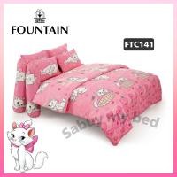 ราคา Marie ชุดเครื่องนอน ผ้าปูที่นอน ผ้านวม ลายแมวมาลี ลิขสิทธิ์แท้ Disney ยี่ห้อ FOUNTAIN (20560943258)
