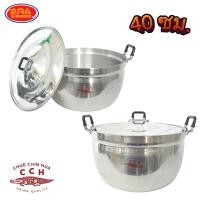 ราคา หม้อข้าวตราจระเข้ หม้อข้าวอลูมิเนียม หม้อหูดำ หม้อข้าว หม้อ อลูมิเนียม เกรด AAA ตราจระเข้ ขนาด 16 45 ซม (16388458568)