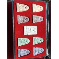 ราคา หลวงพ่อเงิน หลวงปู่มั่น สมเด็จโต หลวงปู่ศุข พระบ้าน พระแท้ พระชุด 9 องค์ พร้อมกล่อง ปี 2540 รับประกันพระแท้ มวลสารเก่า มีเก็บปลายทาง (8942616080)