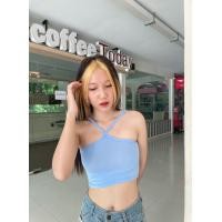 ราคา สายเดี่ยววินเทจ สายเดี่ยวทรงเกาะอก เกาะอกมีสาย สายเดี่ยวแฟชั่น เสื้อผ้าเเฟชั่น สายฝอ ถูกสุด (17449603534)