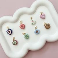 ราคา จี้ดินปั้นเพ้นมือ ฝังหินนำโชค Charm SS15 จี้ handmade สำหรับสร้อยข้อมือสร้อยคอ (21086657506)