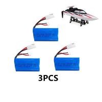 ราคา Wltoys WL912 A Battery Feilun FT009 R C Racing Boat Battery spare parts 7 4V 1500mAh 18650 Li ion batter (21019327282)