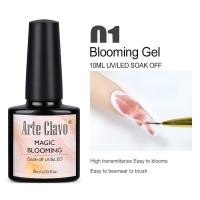 ราคา Arte Clavo Jelly Color Polish Gel 15ml Semi transparent Pink Nude Clear Color DIY Nail Art Gel Varnish Soak Off UV LED Gel (19932570899)