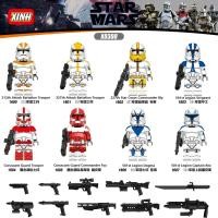 ราคา Xinhong X0300 Star Wars Clone Trooper Minifigure Building Blocks 212 Legionnaire 501 Rex Compatible Lego (20832485131)