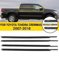 ราคา 4PCSแม่พิมพ์หน้าต่างWeatherstripสายพานซีลสำหรับYota Tundra CrewMax 2007 2018 (3683236096)