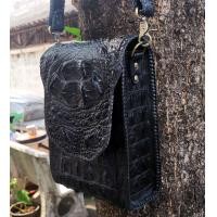 ราคา กระเป๋ษสะพายข้าง หนังจระเข้แท้ทั้งใบโหนกและกระดูกหลัง (21334175474)
