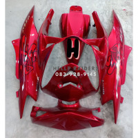 ราคา ชุดสี เฟรม yamaha mio 1 ตา มีโอ 1 ตา รุ่นไฟตาเดียว ครบคัน จำนวน 5 ชิ้น รถปี 2008 พร้อมส่ง ติดสติกเกอร์ (17387703303)